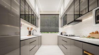 Kitchen Image of 1700 Sq.ft 3 BHK Builder Floor for sale in GMS Road Dehradun for Rs. 7500000