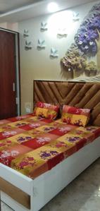 Bedroom Image of 650 Sq.ft 2 BHK Builder Floor for rent in Sector 23 Dwarka New Delhi for Rs. 34000