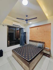 Bedroom Image of 1450 Sq.ft 2 BHK Apartment / Flat for rent in Nakshatra Aspire, Lambha Ahmedabad for Rs. 22000