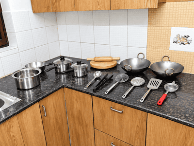 Kitchen Image of 1000 Sq.ft 1 RK Independent House for rent in Sector 32 Faridabad for Rs. 15000