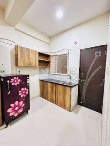 Kitchen Image of 1000 Sq.ft 1 RK Builder Floor for rent in Mahalakshmi Nagar Indore for Rs. 12000