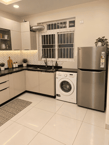 Kitchen Image of 682 Sq.ft 1 BHK Apartment / Flat for sale in Brigade Xanadu, Chinna Nolambur Chennai for Rs. 8000000