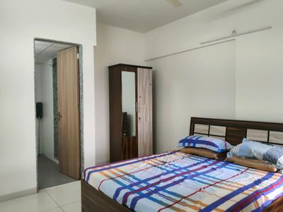 Bedroom Image of 680 Sq.ft 2 BHK Apartment / Flat for rent in Godrej Nirvaan, Bhiwandi Thane for Rs. 19000