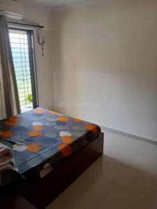 Bedroom Image of 550 Sq.ft 1 BHK Apartment / Flat for rent in Raunak Heights, Kasarvadavali Thane for Rs. 23000