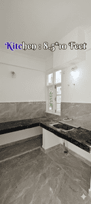 Kitchen Image of 1043 Sq.ft 3 BHK Apartment / Flat for rent in Indira Nagar Lucknow for Rs. 22000