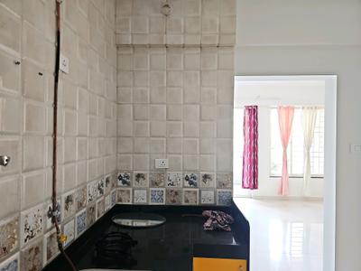 Kitchen Image of 611 Sq.ft 1 BHK Apartment / Flat for rent in Nirmiti 25 East, Kharadi Pune for Rs. 25000