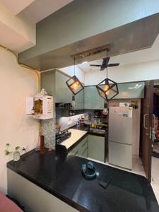 Kitchen Image of 546 Sq.ft 1 BHK Apartment / Flat for rent in Lodha Quality Home Tower 6, Thane West Thane for Rs. 28000