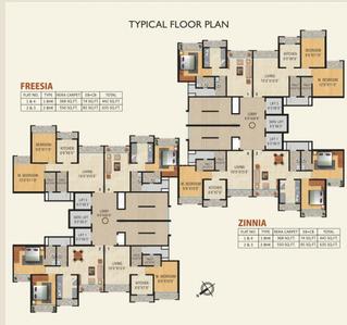 Image of 1250 Sq.ft 2 BHK Apartment / Flat for rent in Mukta Residency Phase 2, Khidkali, Thane for Rs. 20000