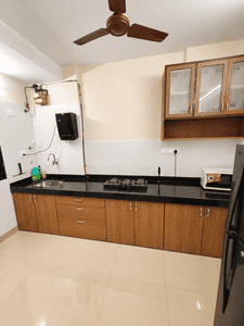 Kitchen Image of 600 Sq.ft 1 BHK Apartment / Flat for rent in Andheri West Mumbai for Rs. 59999