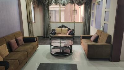 Living Room Image of 2000 Sq.ft 3 BHK Apartment / Flat for rent in Vastrapur Ahmedabad for Rs. 45000