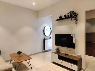 Living Room Image of 850 Sq.ft 2 BHK Apartment / Flat for rent in NB Crystal, Ambegaon Budruk Pune for Rs. 27000
