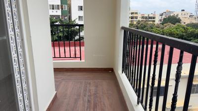 Balcony Image of 1600 Sq.ft 3 BHK Apartment / Flat for rent in Kaggadasapura Bengaluru for Rs. 55000
