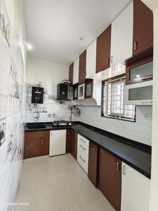 Kitchen Image of 600 Sq.ft 1 BHK Builder Floor for rent in HSR Layout Bengaluru for Rs. 35000