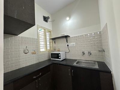 Kitchen Image of 650 Sq.ft 1 BHK Apartment / Flat for rent in New Tippasandra Bengaluru for Rs. 28000
