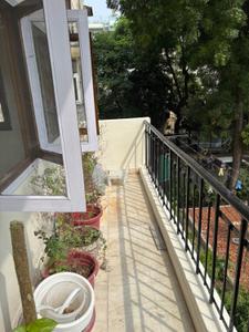 Balcony Image of 1200 Sq.ft 3 BHK Apartment / Flat for rent in Kalu Sarai New Delhi for Rs. 55000