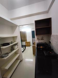 Kitchen Image of 550 Sq.ft 1 BHK Apartment / Flat for rent in Marathahalli Bengaluru for Rs. 23000