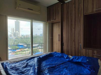 Bedroom Image of 650 Sq.ft 1 BHK Apartment / Flat for rent in Gurukrupa Marina Enclave, Malad West Mumbai for Rs. 45000