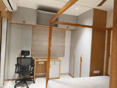 Bedroom Image of 1576 Sq.ft 2 BHK Apartment / Flat for rent in Green Mark Mayfair Apartments, Osman Nagar Hyderabad for Rs. 55000