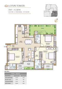 Image of 1660 Sq.ft 3.5 BHK Apartment / Flat for sale in Rasulgarh, Bhubaneswar for Rs. 16904300