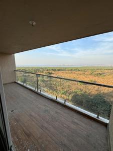 Balcony Image of 1585 Sq.ft 2 BHK Apartment / Flat for rent in Shreenathji Delta Riviera, Ulwe Navi Mumbai for Rs. 60000
