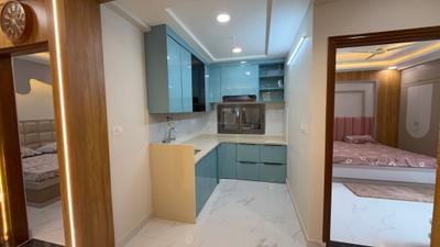 Kitchen Image of 1300 Sq.ft 3 BHK Apartment / Flat for sale in Keshupura Jaipur for Rs. 5800000