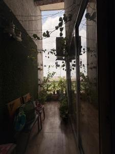 Balcony Image of 2100 Sq.ft 3 BHK Apartment / Flat for rent in Yashasvi Siddhi Ellipse, Bhimrad Surat for Rs. 37000