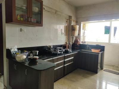 Kitchen Image of 2000 Sq.ft 3 BHK Apartment / Flat for rent in Devsiddhi Lavish, Navrangpura Ahmedabad for Rs. 60000