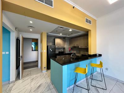 Kitchen Image of 689 Sq.ft 1 BHK Apartment / Flat for sale in Jumeirah Village Dubai for Rs. 27578420