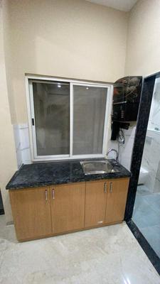 Kitchen Image of 500 Sq.ft 1 BHK Apartment / Flat for rent in Mahalakshmi Nagar Indore for Rs. 20000