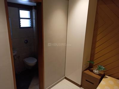 Bathroom Image of 1250 Sq.ft 2 BHK Apartment / Flat for rent in Shaligram Prime, South Bopal Ahmedabad for Rs. 32000