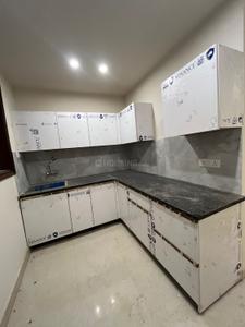 Kitchen Image of 800 Sq.ft 1 BHK Builder Floor for rent in Chhattarpur New Delhi for Rs. 18000