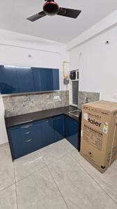Kitchen Image of 450 Sq.ft 1 BHK Builder Floor for rent in Mahalakshmi Nagar Indore for Rs. 16000