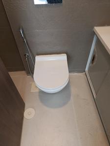 Common Bathroom Image of 680 Sq.ft 2 BHK Apartment / Flat for rent in Leo Eminence, Bandra East Mumbai for Rs. 110000