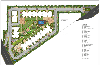 Image of 1050 Sq.ft 2 BHK Apartment / Flat for sale in Mapsko Paradise, Sector 83, Gurgaon for Rs. 10900000