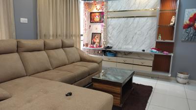 Living Room Image of 1040 Sq.ft 2 BHK Apartment / Flat for rent in Pride Kingsbury Phase III, Charholi Budruk Pune for Rs. 37000