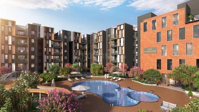Image of 952 Sq.ft 2 BHK Apartment / Flat for sale in TVS Emerald Verde Vista, Padur, Chennai for Rs. 7700000