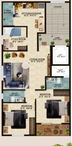 Image of 1300 Sq.ft 2.5 BHK Apartment / Flat for sale in Shankar Nagar, Nagpur for Rs. 11000000