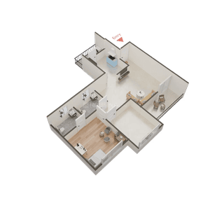 Image of 860 Sq.ft 2 BHK Apartment / Flat for sale in Charholi Budruk, Pune for Rs. 5400000
