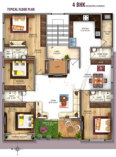Kotwal Nagar, Pratap Nagar Floor Plan 1