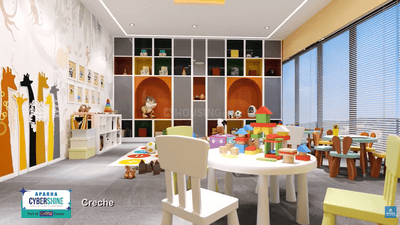 Image of 1325 Sq.ft 2 BHK Apartment / Flat for sale in Aparna Cyber Shine, Osman Nagar, Hyderabad for Rs. 11000000