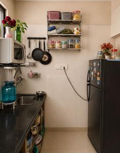 Kitchen Image of 570 Sq.ft 2 BHK Apartment / Flat for sale in Thane West Thane for Rs. 8000000