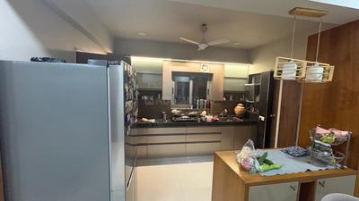 Kitchen Image of 2080 Sq.ft 3 BHK Apartment / Flat for sale in Ratnaakar Halcyon, Satellite Ahmedabad for Rs. 22500000