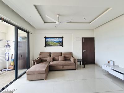 Living Room Image of 1294 Sq.ft 2 BHK Apartment / Flat for sale in Milap Shree Sanidhya Flora, Shela Ahmedabad for Rs. 5900000