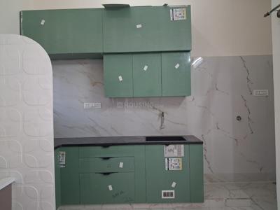 Kitchen Image of 558 Sq.ft 1 BHK Independent House for rent in Murugeshpalya Bengaluru for Rs. 17000