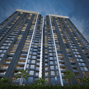 Image of 980 Sq.ft 2 BHK Apartment / Flat for sale in Wakode Stellar Rhythmm, Wakad, Pune for Rs. 6000000