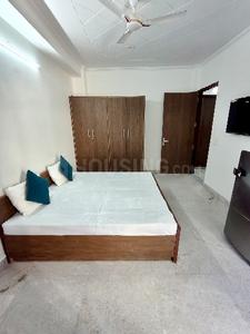 Bedroom Image of 689 Sq.ft 1 BHK Independent House for rent in Sector 4 Gurgaon for Rs. 15500