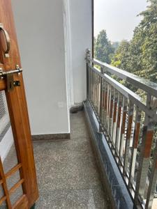 Balcony Image of 650 Sq.ft 1 RK Independent House for rent in Alpha I Greater Noida for Rs. 15000