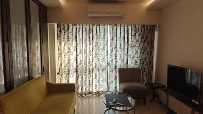 Living Room Image of 500 Sq.ft 1 BHK Apartment / Flat for rent in Omkar Vive, Kurla West Mumbai for Rs. 64999
