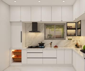 Kitchen Image of 1900 Sq.ft 3 BHK Apartment / Flat for rent in Spectra, Financial District Hyderabad for Rs. 80000