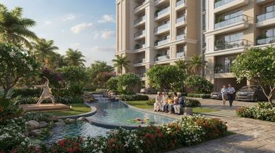 Image of 760 Sq.ft 1 BHK Apartment / Flat for sale in Om Shri Vrinda Orchids, Sunrakh Bangar, Vrindavan for Rs. 6080000